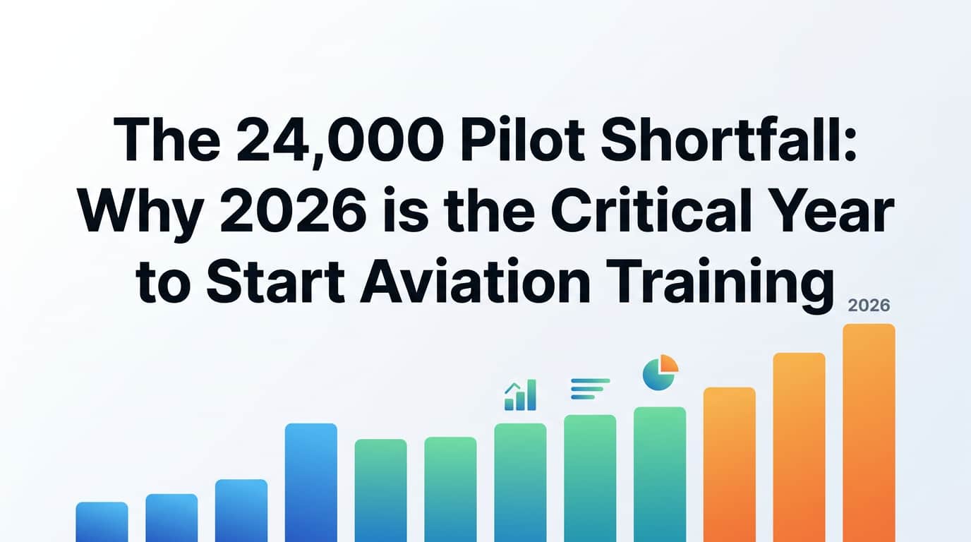 24,000 Pilot Shortfall: Why 2026 is the Year to Start Flight Training