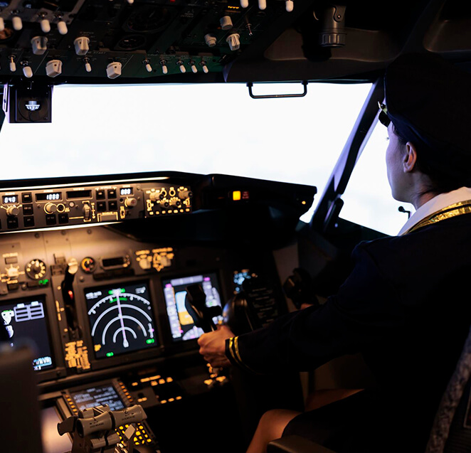 A flight dispatcher